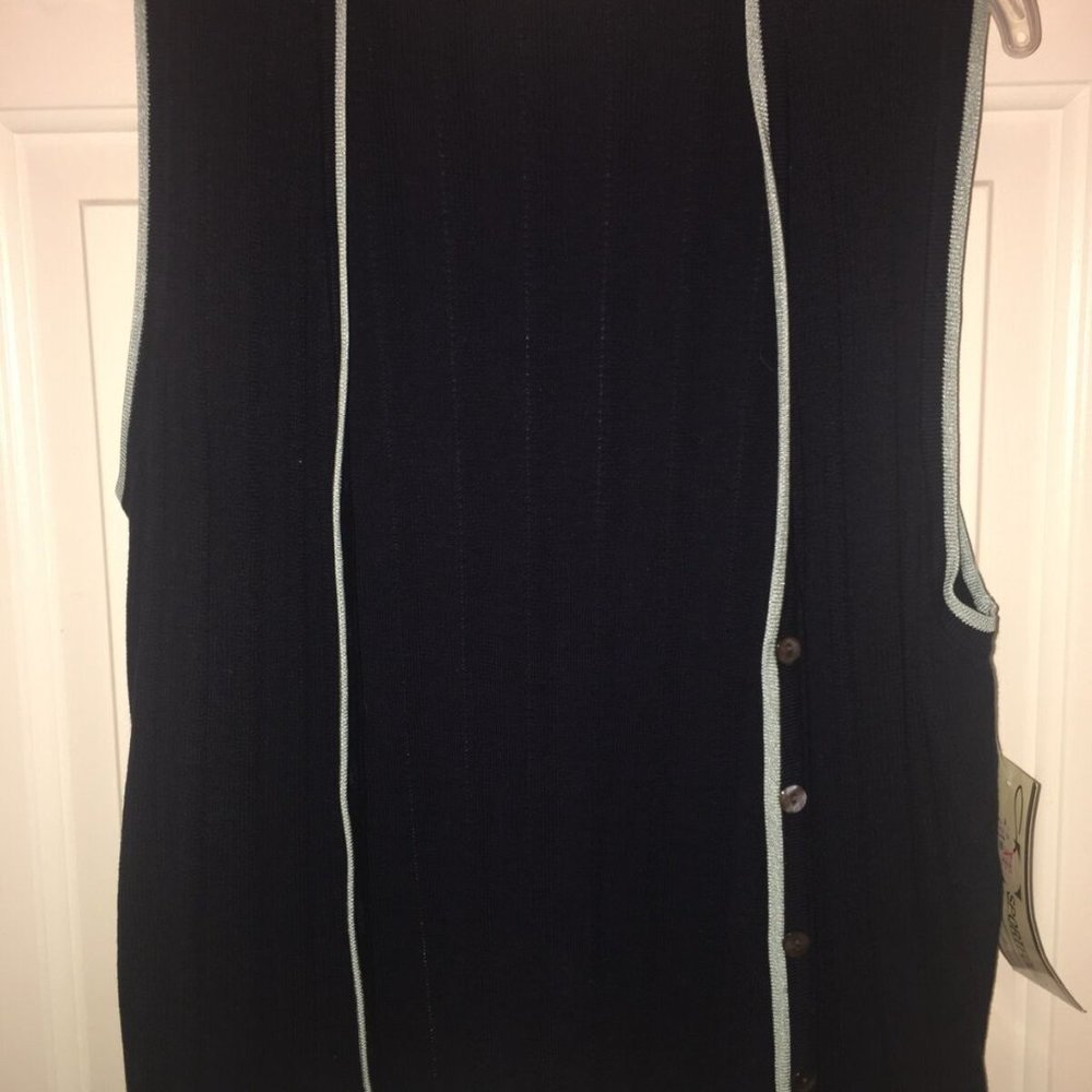 Sportfolio by Marcia Sweater Vest Womens Medium - Picture 3 of 5